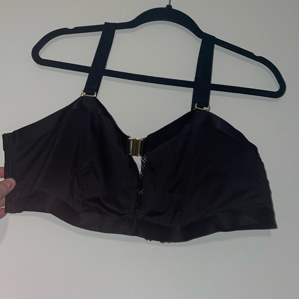 Torrid Curve Bra With Gold Clasps Size 3 - image 1